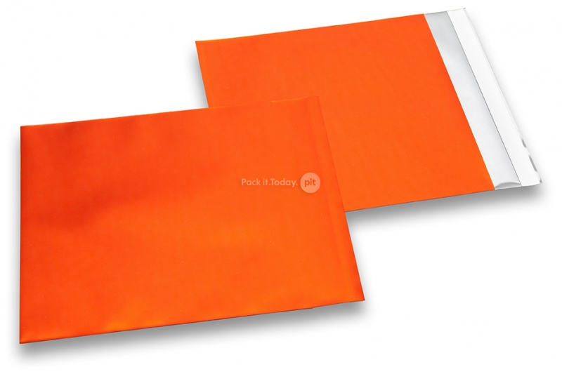 Orange Foliencouverts matt metallic farbig - 165 x 165 mm
