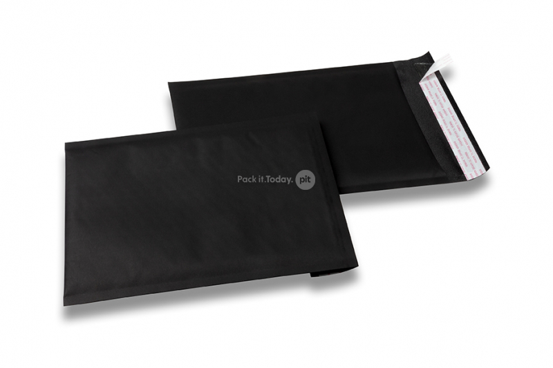 Enveloppes à bulles noires - 180 x 250 mm, 160 gr