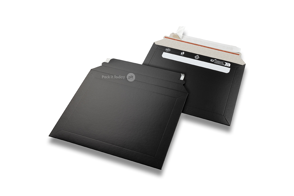 Enveloppes carton noir - 180 x 234 mm