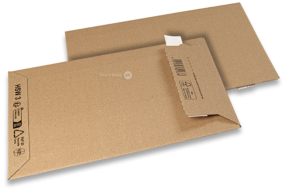 Versandtaschen aus Wellpappe - 220 x 320 mm
