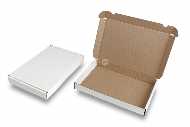 Boîte postale pliante extra-plate - blanc