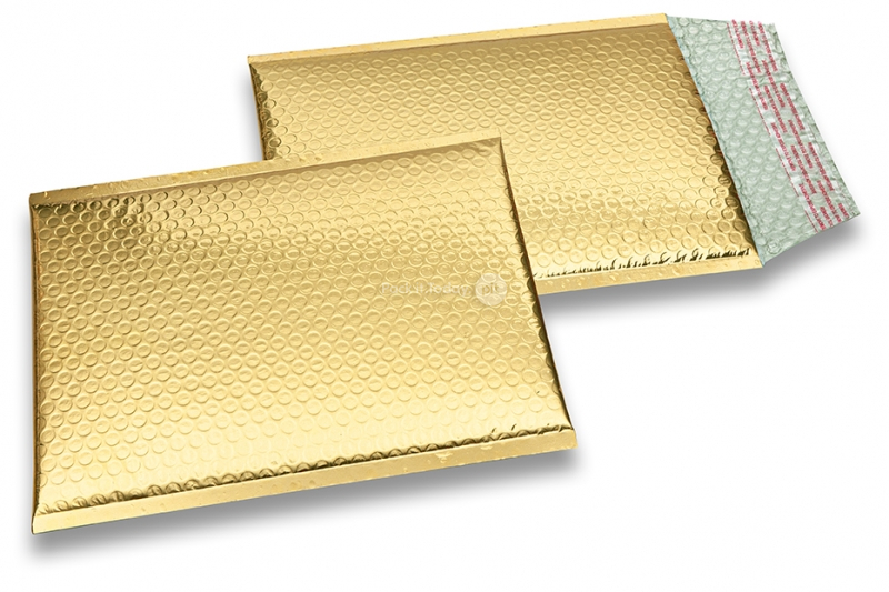 Enveloppes à bulles ECO métallique - or 180 x 250 mm