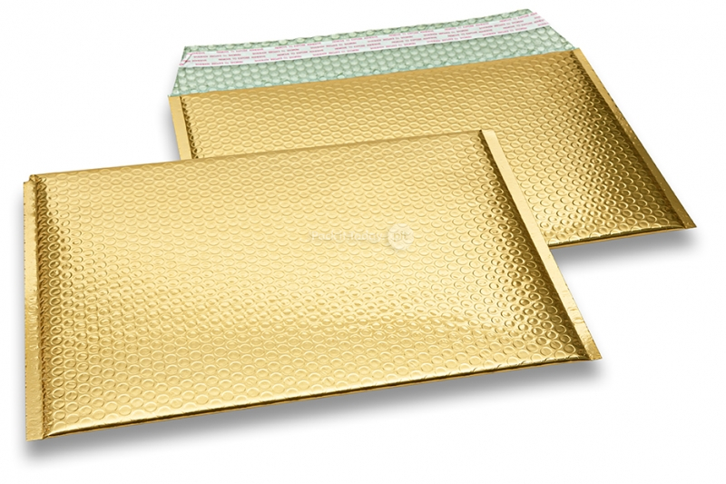 Enveloppes à bulles ECO métallique - or 235 x 325 mm