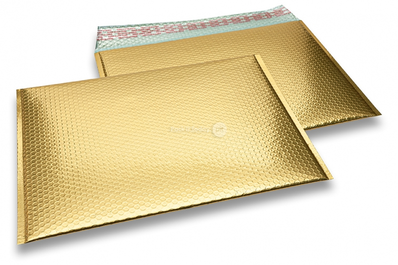 Enveloppes à bulles ECO métallique - or 320 x 425 mm