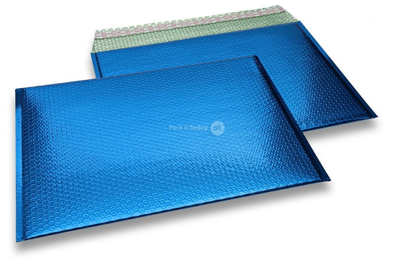 Luftpolstertaschen metallic umweltfreundlich - Dunkelblau 320 x 425 mm