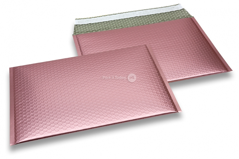 Luftpolstertaschen matt metallic umweltfreundlich - Rosegold 235 x 325 mm