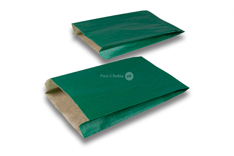 Geschenktüten aus farbigem Papier - Dunkelgrün, 150 x 210 x 40 mm