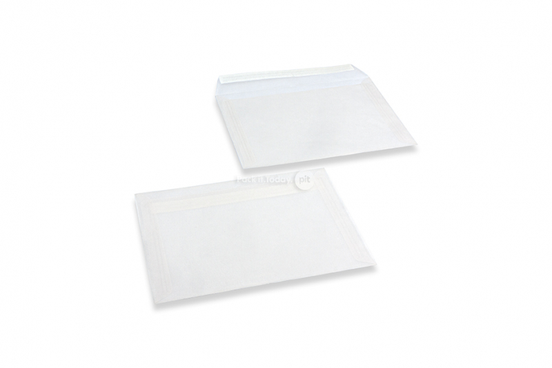 Transparente Couverts Weiß - 162 x 229 mm