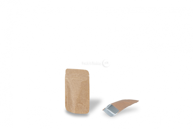 Sachets kraft brun - 85 x 145 x 50 mm, 100 ml