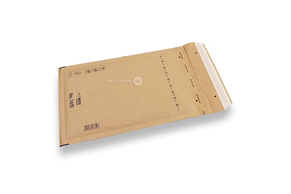 Braune Luftpolstertaschen (80 Gramm) - 180 x 265 mm (D14)