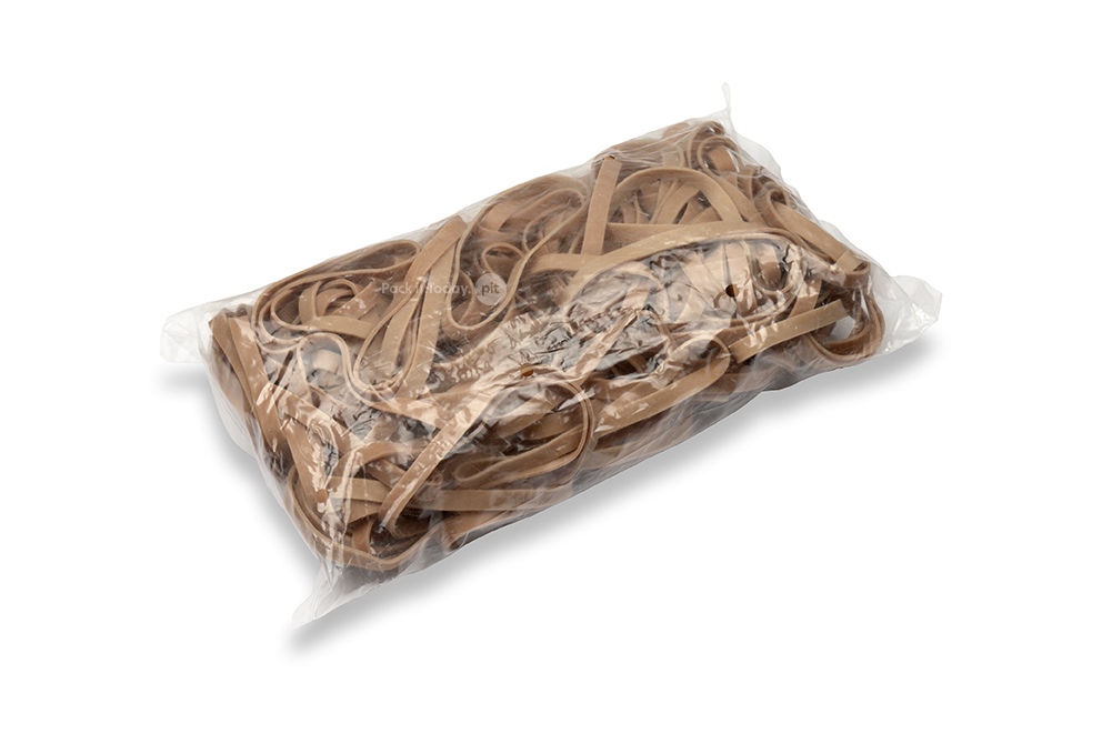 Élastiques caoutchouc - sachet, 500 grammes (larges)