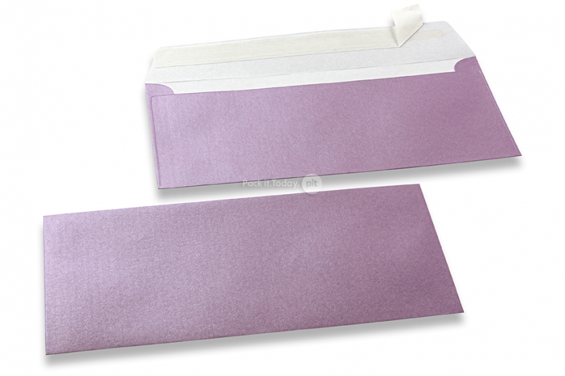 Flieder Couverts mit Perlmutteffekt - 110 x 220 mm