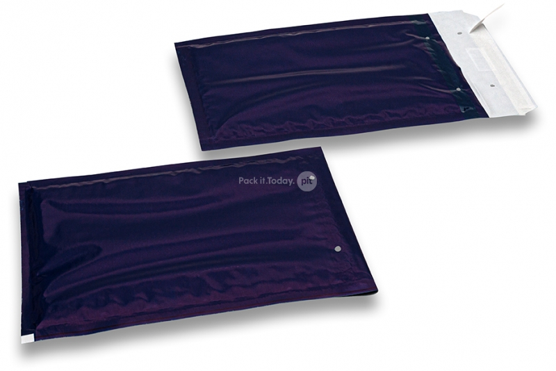 Luftpolstertaschen als Geschenkverpackung - Marine blau glänzend