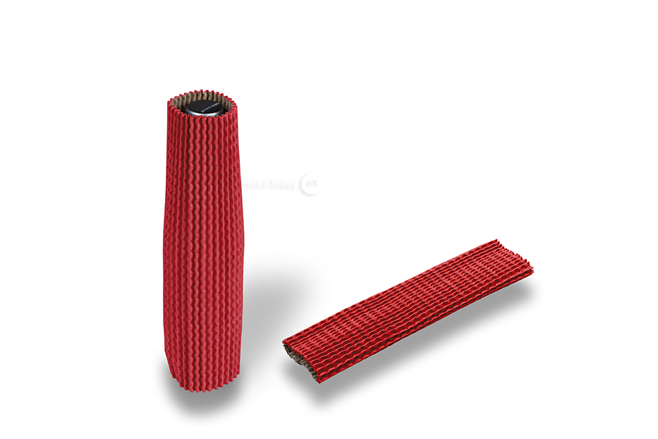  Étuis de protection rouge foncé  - 23 cm de hauteur : pour un diamètre de 3,5 à 5,5 cm