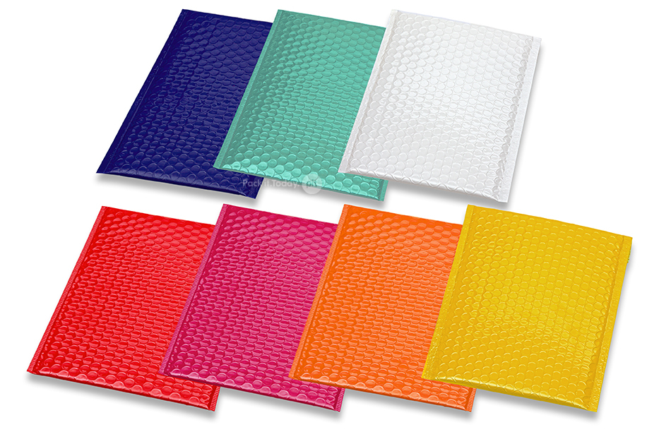 Enveloppes à bulles brillantes