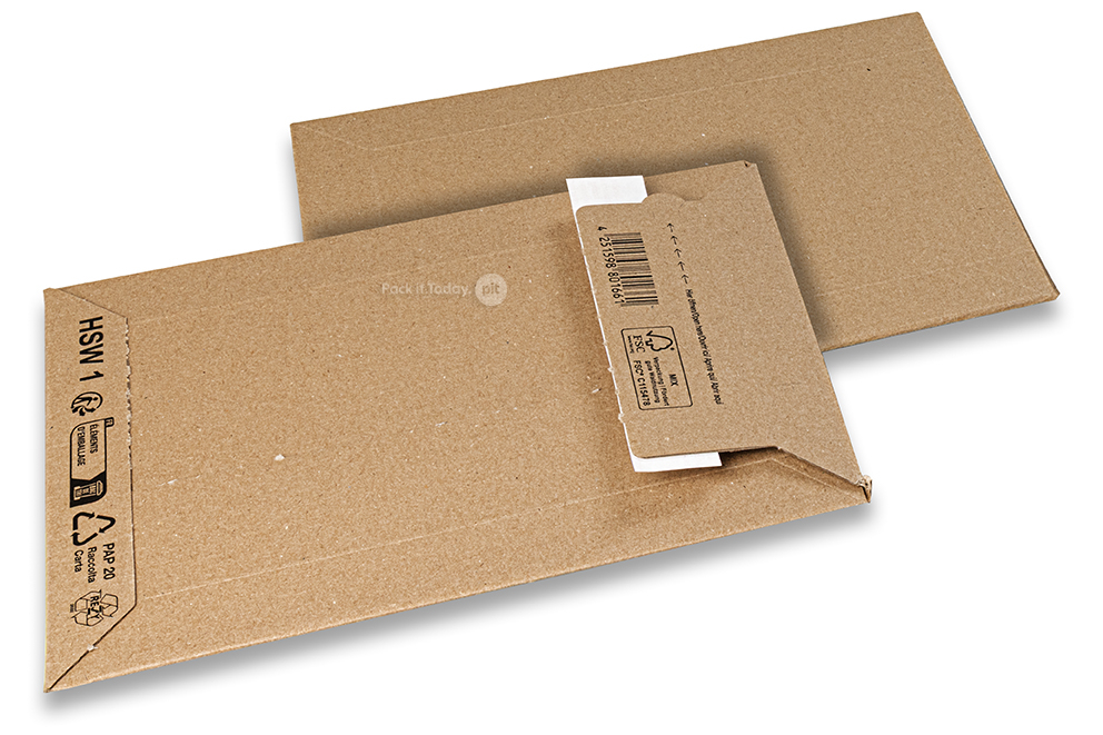 Pochettes d'expédition carton ondulé - 190 x 265 mm