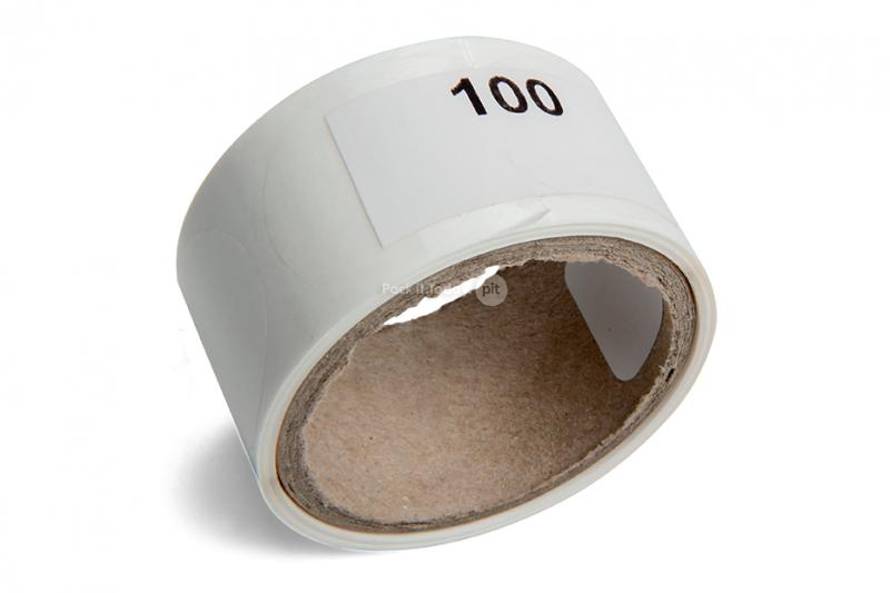 Pastilles adhésives transparentes - par rouleau